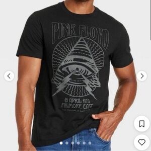 NWT Pink Floyd 1970 Fillmore Concert Black T Shirt Mens Goodfellow & Co NWT
